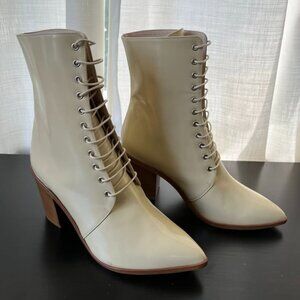 Jill Stuart Selina Lace Up Boots - Sz 38IT